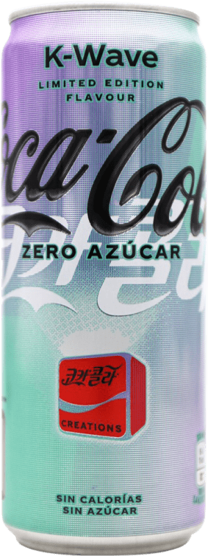 3,95 € Spedizione Gratuita | Bibite Coca-Cola K-Wave Zero Spagna Lattina 33 cl