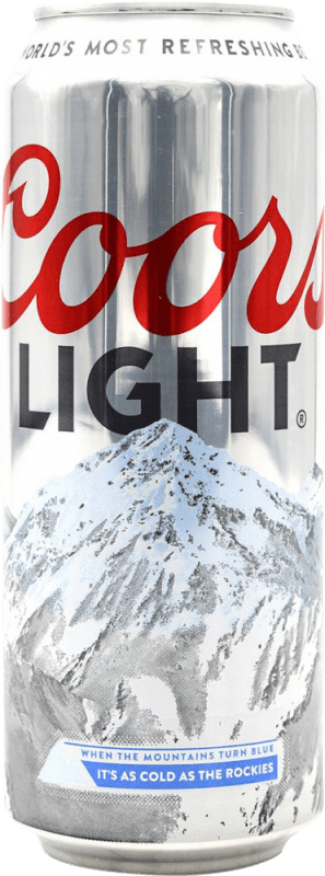 1,95 € Kostenloser Versand | Bier Miller Coors Light Vereinigte Staaten Medium-Dose 50 cl