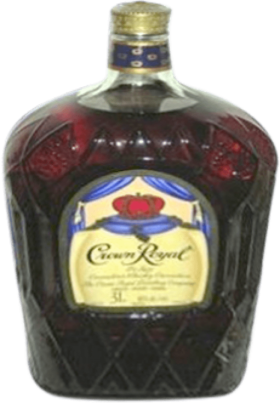 132,95 € Free Shipping | Blended Whisky Crown Royal Canadian Canada Special Bottle 3 L