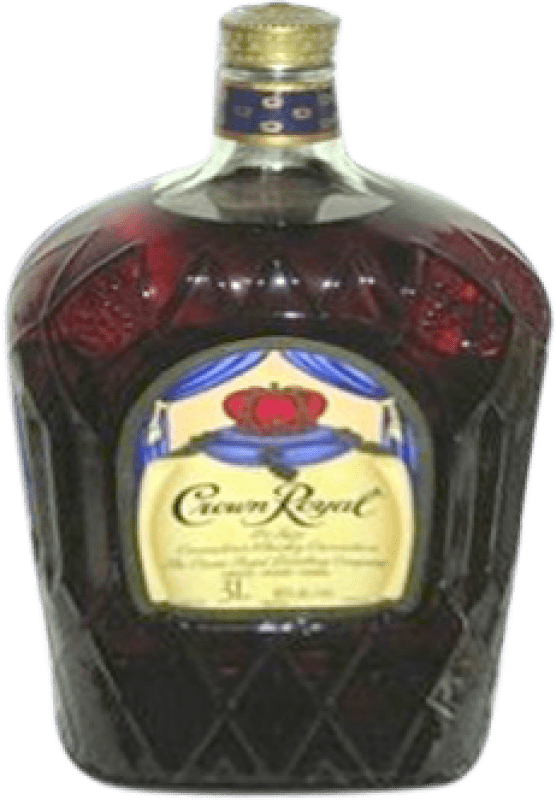 132,95 € Spedizione Gratuita | Whisky Blended Crown Royal Canadian Canada Bottiglia Speciale 3 L