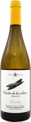 19,95 € 免费送货 | 白酒 Cuesta de los Olivos D.O. Ribeira Sacra 西班牙 Godello 瓶子 75 cl