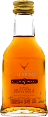 17,95 € Spedizione Gratuita | Whisky Single Malt Dalmore Cigar Malt Scozia Regno Unito Bottiglia Miniatura 5 cl