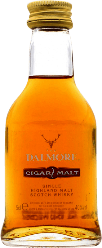 17,95 € 送料無料 | ウイスキーシングルモルト Dalmore Cigar Malt スコットランド イギリス ミニチュアボトル 5 cl