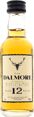 15,95 € 送料無料 | ウイスキーシングルモルト Dalmore コレクターの標本 スコットランド イギリス 12 年 ミニチュアボトル 5 cl