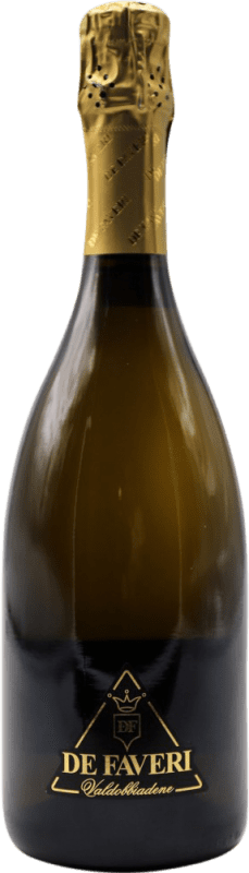 11,95 € Envio grátis | Espumante Branco Faveri D.O.C.G. Prosecco di Conegliano-Valdobbiadene Itália Garrafa 75 cl