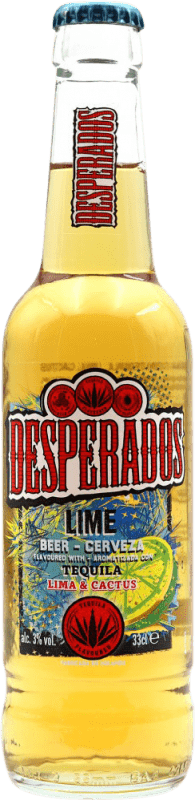 1,95 € Spedizione Gratuita | Birra Desperados Lima Francia Bottiglia Terzo 33 cl