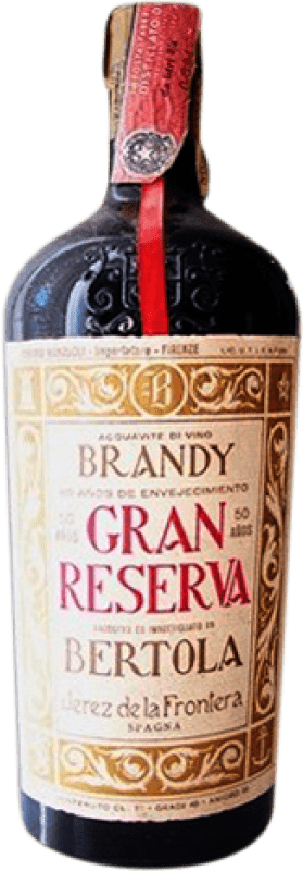 406,95 € Free Shipping | Brandy Díez Mérito Bertola Collector's Specimen Grand Reserve Spain 50 Years Bottle 70 cl