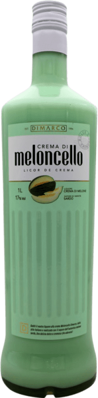 14,95 € Envío gratis | Crema de Licor Dimarco Meloncello Italia Botella 1 L