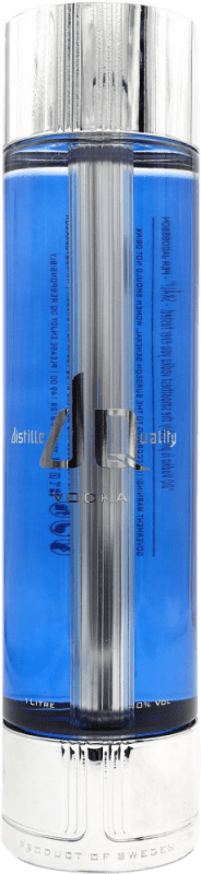 52,95 € Envío gratis | Vodka DQ Distilled Quality Suecia Botella 1 L