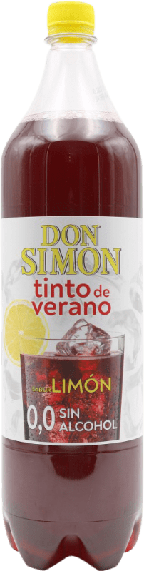 5,95 € Spedizione Gratuita | Bibite e Mixer Don Simón Tinto de Verano al Limón Spagna Bottiglia Speciale 1,5 L Senza Alcol