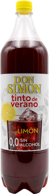 5,95 € 送料無料 | サングリアとワインレモネード Don Simón Tinto de Verano — サマーレッドワイン スペイン スペシャルボトル 1,5 L Limón — レモン アルコールなし