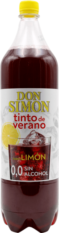 5,95 € Envio grátis | Refrescos e Mixers Don Simón Tinto de Verano al Limón Espanha Garrafa Especial 1,5 L Sem Álcool