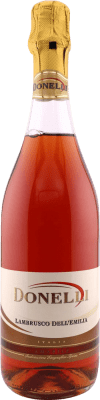 6,95 € Envio grátis | Espumante Rosé Donelli I.G.T. Emilia Romagna Itália Lambrusco 75 cl