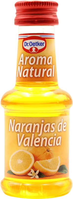 4,95 € Spedizione Gratuita | Schnapps Dr. Oetker Valencia Natural — Naturale Francia Bottiglietta Mignon 4 cl Naranja — Arancia