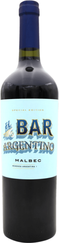 10,95 € 送料無料 | 赤ワイン El Bar Argentino I.G. Mendoza アルゼンチン ボトル 75 cl