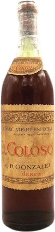 499,95 € Envio grátis | Cognac Conhaque El Coloso Viejo Especial Espécime de Colecionador Espanha Garrafa 70 cl