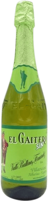 5,95 € Envío gratis | Sidra El Gaitero España Botella 70 cl Sin Alcohol