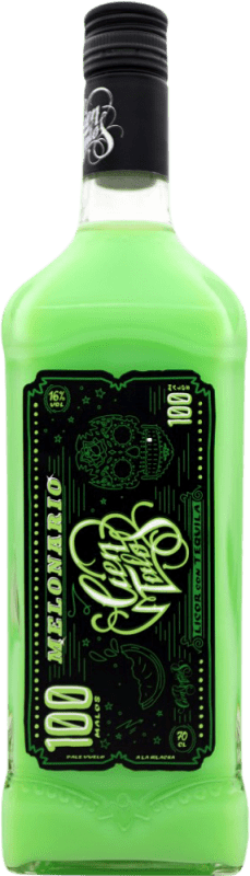 16,95 € Envío gratis | Crema de Licor Enerhaus 100 Cien Malos Tequila Melonario México Botella 70 cl