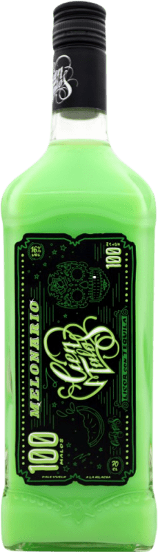 16,95 € Kostenloser Versand | Cremelikör Enerhaus 100 Cien Malos Tequila Melonario Mexiko Flasche 70 cl