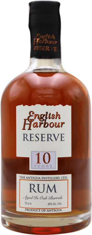 63,95 € Free Shipping | Rum English Harbour Antigua and Barbuda 10 Years 70 cl