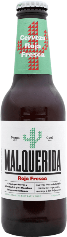 0,95 € Free Shipping | Beer Estrella Damm Malquerida Red Ale Spain Small Bottle 25 cl