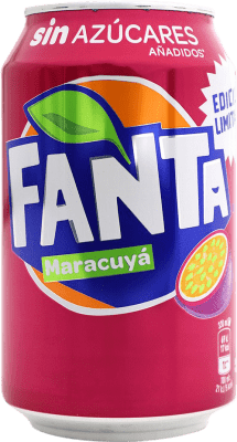 1,95 € Envoi gratuit | Boissons et Mixers Fanta Maracuyá Espagne Boîte 33 cl