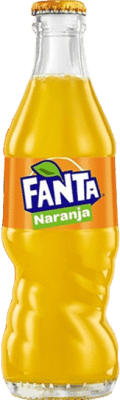 5,95 € Free Shipping | 4 units box Soft Drinks & Mixers Fanta Naranja Spain Small Bottle 20 cl