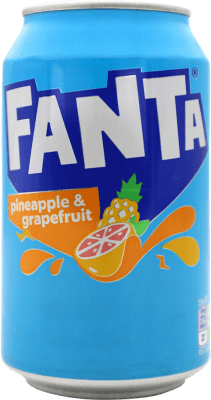 2,95 € 送料無料 | ソフトドリンク Fanta ドイツ 缶 33 cl Pineapple — パイナップル, Grapefruit — グレープフルーツ