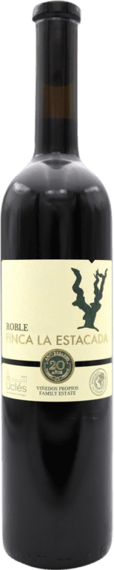 5,95 € Kostenloser Versand | Rotwein Finca La Estacada 6 Meses Eiche D.O. Uclés Spanien Flasche 75 cl