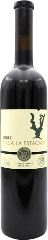 6,95 € Spedizione Gratuita | Vino Rosso Finca La Estacada 6 Meses Rovere D.O. Uclés Spagna 75 cl