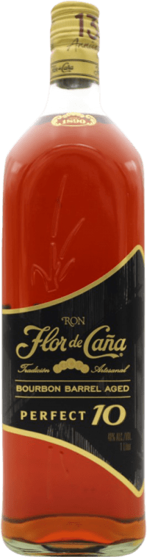 43,95 € Envoi gratuit | Rhum Flor de Caña Perfect 10 Bourbon Barrel Aged Nicaragua Bouteille 1 L