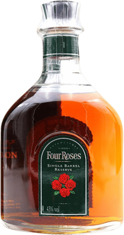 343,95 € Envío gratis | Whisky Bourbon Four Roses Single Barrel Reserva Estados Unidos Botella 70 cl