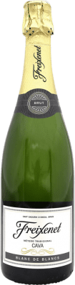 6,95 € 免费送货 | 白起泡酒 Freixenet Brut — 起泡酒 干型 Blanc de Blancs D.O. Cava 西班牙 75 cl