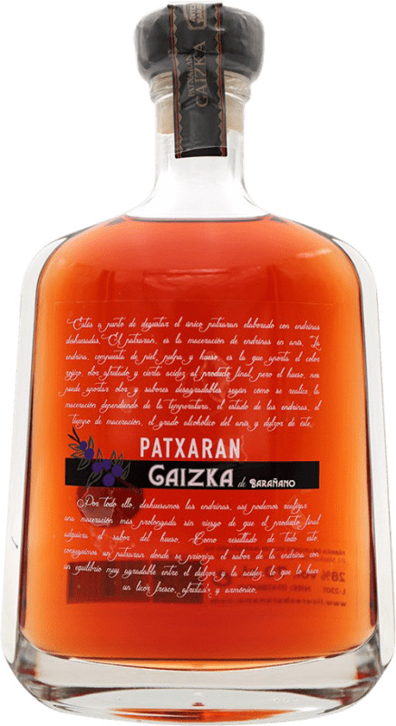 24,95 € Envío gratis | Pacharán Gaizka España Botella 70 cl