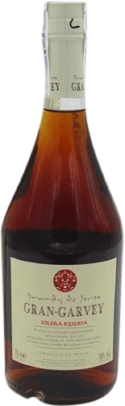 26,95 € Spedizione Gratuita | Brandy Garvey Gran Grarvey Solera Riserva Spagna 70 cl