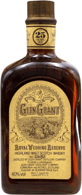 Whisky Single Malt Glen Grant Royal Wedding 25 Ans 70 cl Objet de Collection Non Destinée à la Consommation