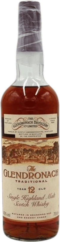 398,95 € Бесплатная доставка | Виски из одного солода Glendronach Tradicional Коллекционный образец Шотландия Объединенное Королевство 12 Лет бутылка 70 cl