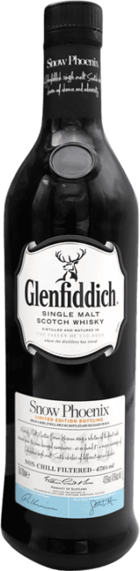 1 358,95 € Envío gratis | Whisky Single Malt Glenfiddich Snow Phoenix Escocia Reino Unido Botella 70 cl