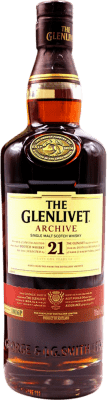 威士忌单一麦芽威士忌 Glenlivet Archive 21 岁 70 cl