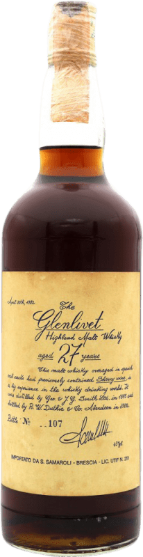 21 109,95 € Envoi gratuit | Single Malt Whisky Glenlivet Spécimen de Collection Royaume-Uni 27 Ans Bouteille 70 cl
