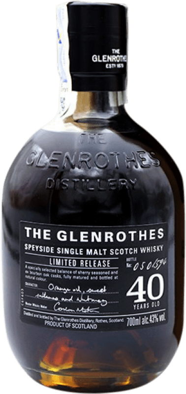 6 087,95 € Бесплатная доставка | Виски из одного солода Glenrothes Объединенное Королевство 40 Лет бутылка 70 cl