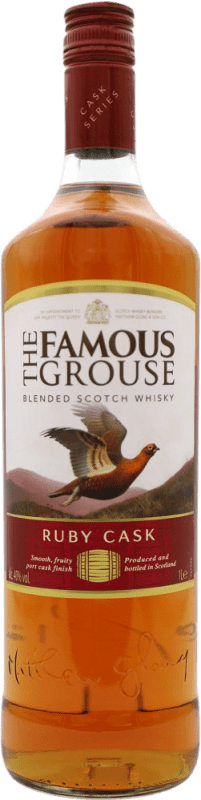 32,95 € 免费送货 | 调和威士忌 Glenturret The Famous Grouse Ruby Cask Finish — 橡木桶陈酿收尾 英国 1 L