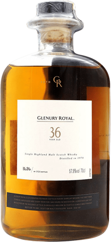 2 034,95 € Kostenloser Versand | Single Malt Whisky Glenury Royal Großbritannien 36 Jahre 70 cl