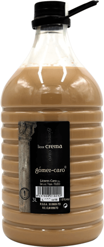 29,95 € Spedizione Gratuita | Crema di Liquore Gómez Caro Orujo Spagna Caraffa 3 L