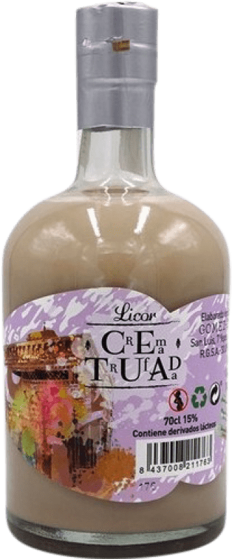 11,95 € Spedizione Gratuita | Crema di Liquore Gómez Caro Trufada Spagna Bottiglia 70 cl