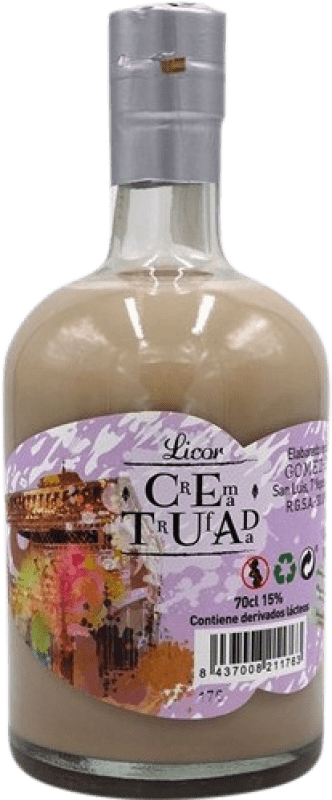 11,95 € Бесплатная доставка | Ликер крем Gómez Caro Trufada Испания бутылка 70 cl