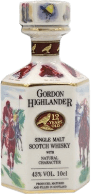178,95 € Бесплатная доставка | Виски из одного солода Gordon Highlander Объединенное Королевство 12 Лет миниатюрная бутылка 10 cl