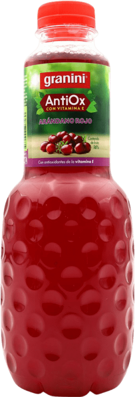 6,95 € 免费送货 | 饮料和搅拌机 Granini Zumo AntiOx Arándano Rojo 西班牙 瓶子 1 L