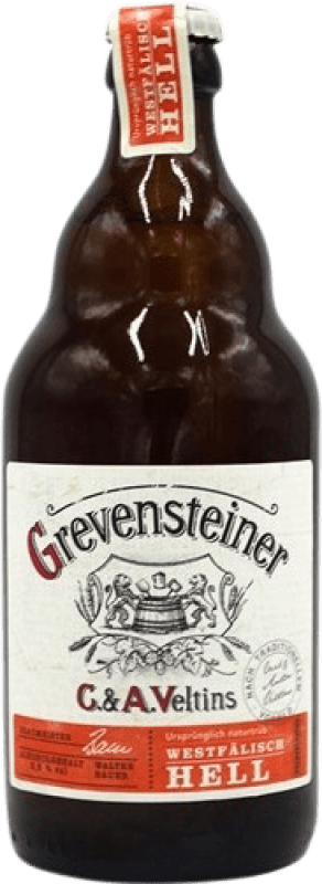 2,95 € Envío gratis | Cerveza Grevensteiner Hell — Rubia Alemania Botella Medium 50 cl