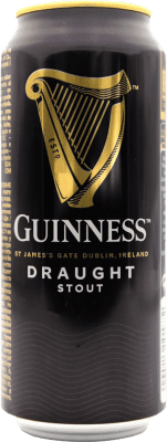 5,95 € Envío gratis | Cerveza Guinness Draught — De Barril, Stout Irlanda Lata Medium 50 cl